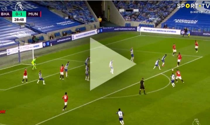 Bruno Fernandes strzela na 2-0 z Brighton! [VIDEO]